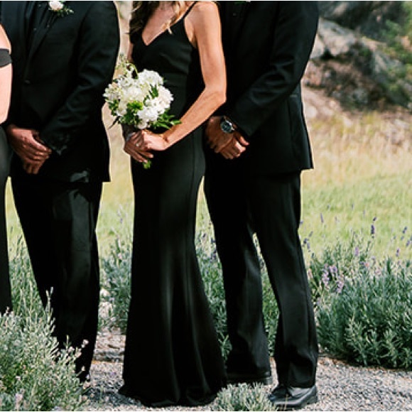 Lulus- Moments Of Bliss Black Backless Mermaid Maxi Dress - Picture 5 of 5